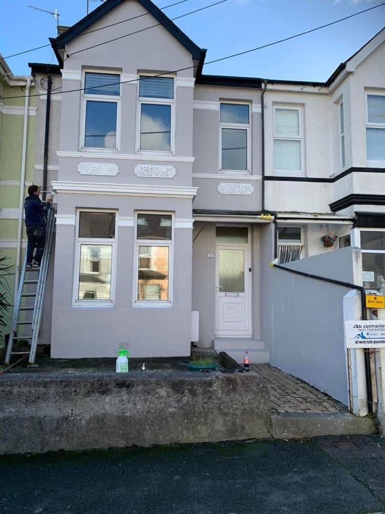 Completed roof replacement project in Paignton